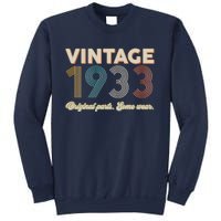 Vintage Original Parts Some Wear 1933 90th Birthday Sweatshirt