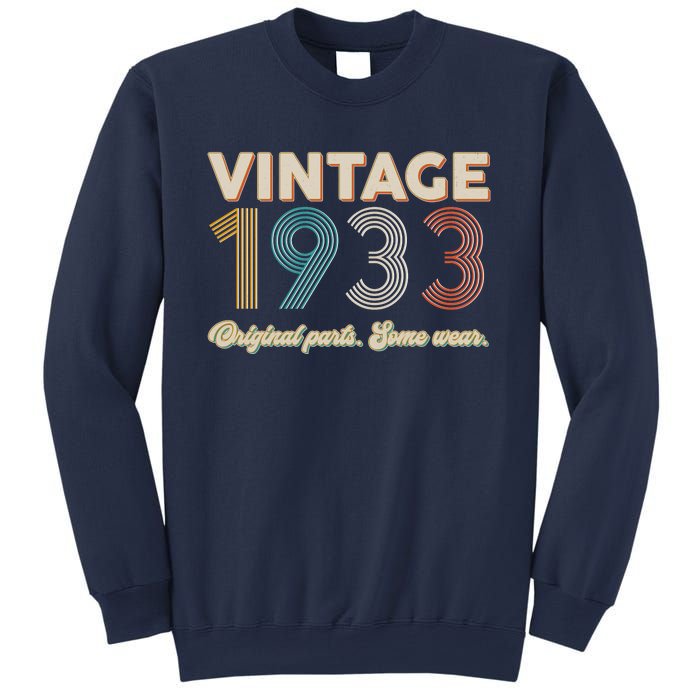 Vintage Original Parts Some Wear 1933 90th Birthday Sweatshirt