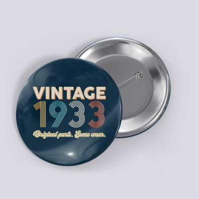 Vintage Original Parts Some Wear 1933 90th Birthday Button