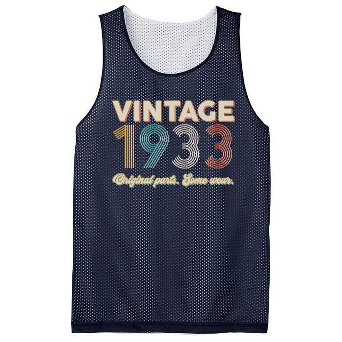 Vintage Original Parts Some Wear 1933 90th Birthday Mesh Reversible Basketball Jersey Tank