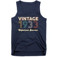 Vintage Original Parts Some Wear 1933 90th Birthday Tank Top