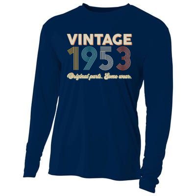 Vintage Original Parts Some Wear 1953 70th Birthday Cooling Performance Long Sleeve Crew