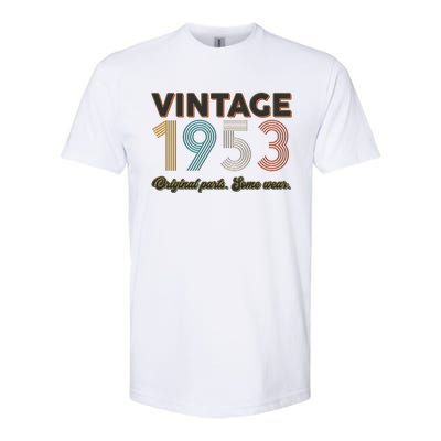 Vintage Original Parts Some Wear 1953 70th Birthday Softstyle® CVC T-Shirt