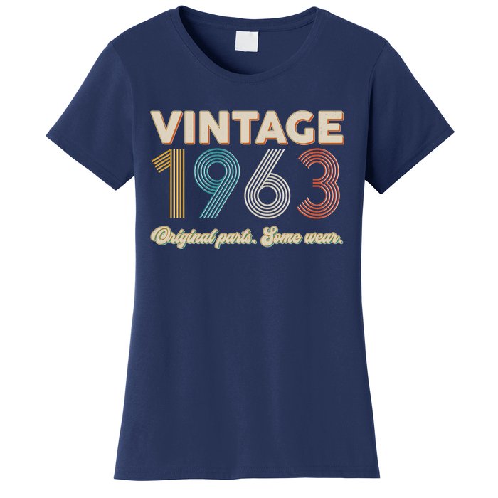 Vintage Original Parts Some Wear 1963 60th Birthday Women's T-Shirt