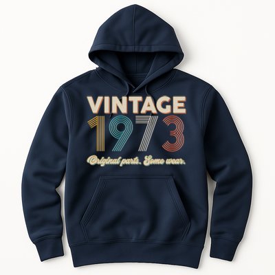 Vintage Original Parts Some Wear 1973 50th Birthday Hoodie