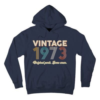 Vintage Original Parts Some Wear 1973 50th Birthday Tall Hoodie