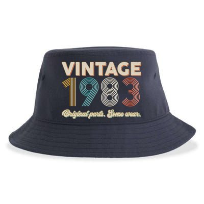 Vintage Original Parts Some Wear 1983 40th Birthday Sustainable Bucket Hat