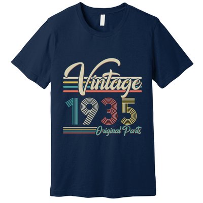 Vintage Original Parts 1935 90th Birthday Premium T-Shirt