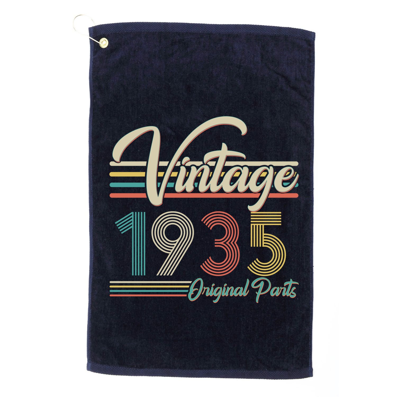 Vintage Original Parts 1935 90th Birthday Golf Towel