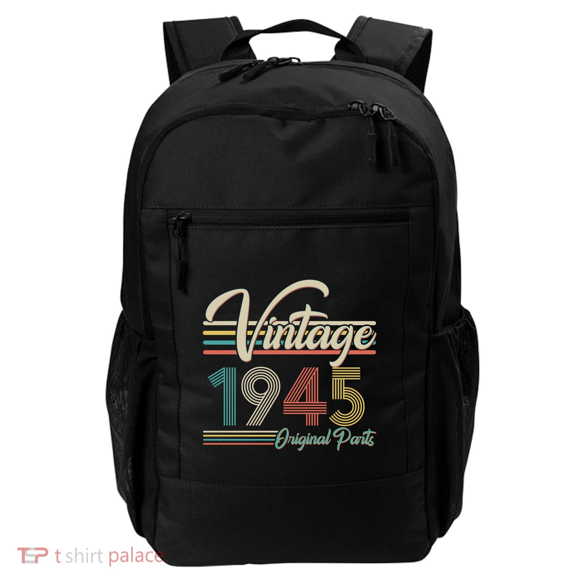 Vintage Original Parts 1945 80th Birthday Backpack
