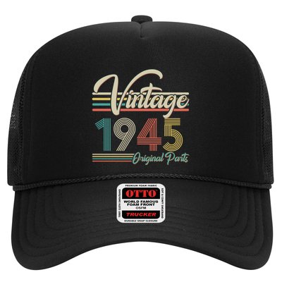 Vintage Original Parts 1945 80th Birthday Trucker Hat