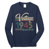 Vintage Original Parts 1945 80th Birthday Long Sleeve Shirt