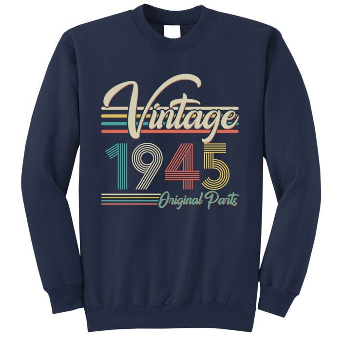 Vintage Original Parts 1945 80th Birthday Sweatshirt