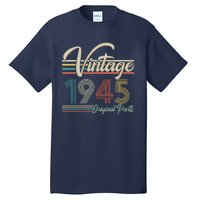 Vintage Original Parts 1945 80th Birthday Tall T-Shirt