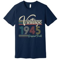 Vintage Original Parts 1945 80th Birthday Premium T-Shirt