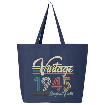 Vintage Original Parts 1945 80th Birthday 25L Jumbo Tote