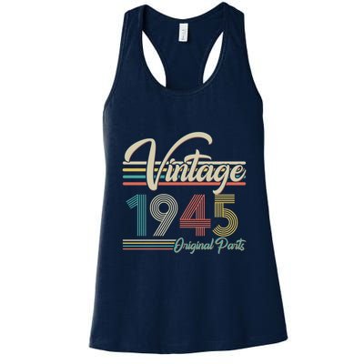 Vintage Original Parts 1945 80th Birthday Womens Tank Top