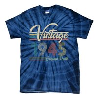 Vintage Original Parts 1945 80th Birthday Tie-Dye T-Shirt