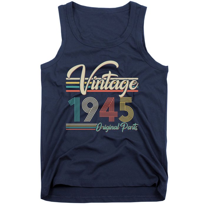 Vintage Original Parts 1945 80th Birthday Tank Top