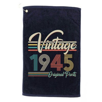 Vintage Original Parts 1945 80th Birthday Golf Towel