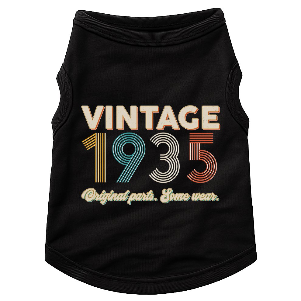 Vintage Original Parts Some Wear 1935 90th Birthday Doggie Tank