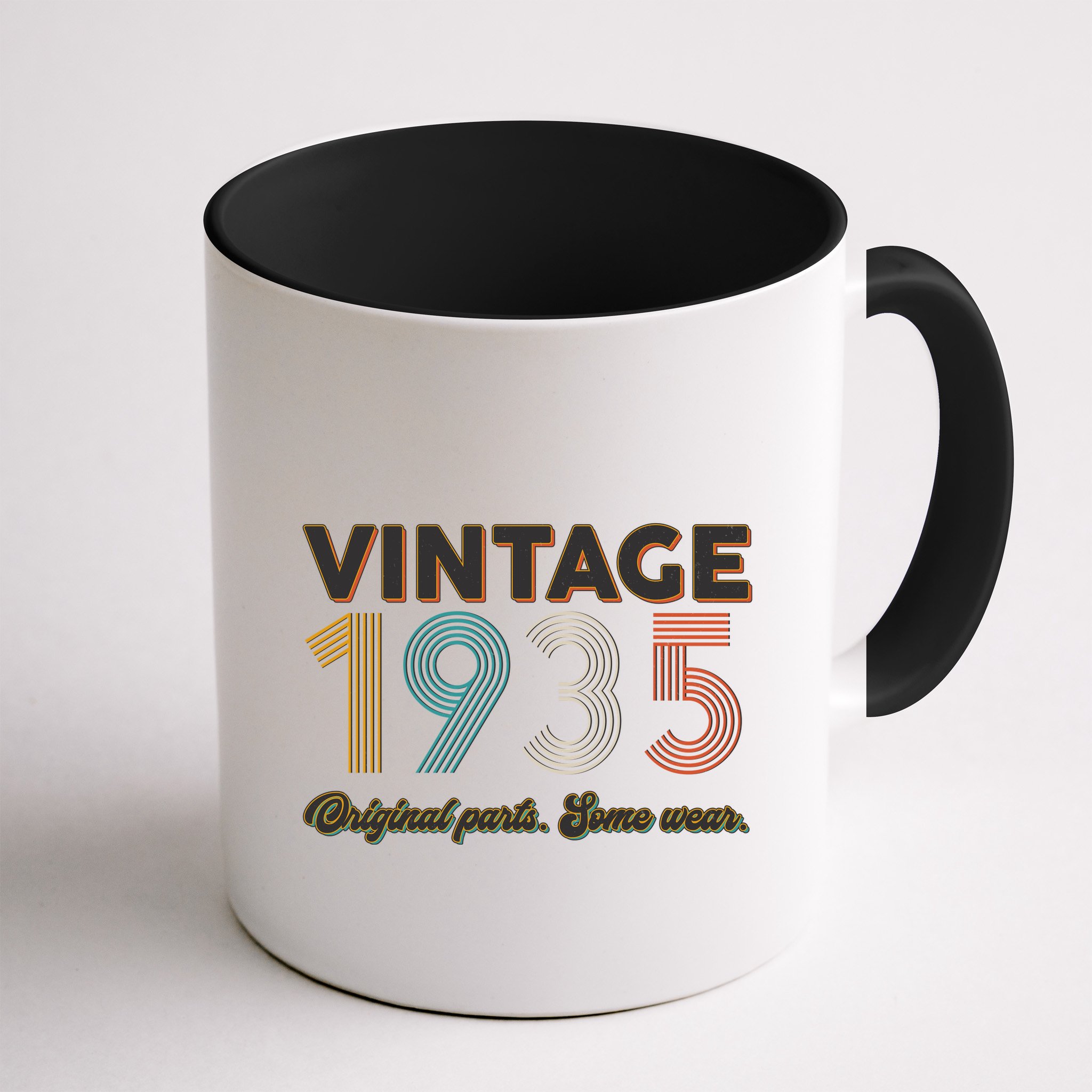 Vintage Original Parts Some Wear 1935 90th Birthday Mug