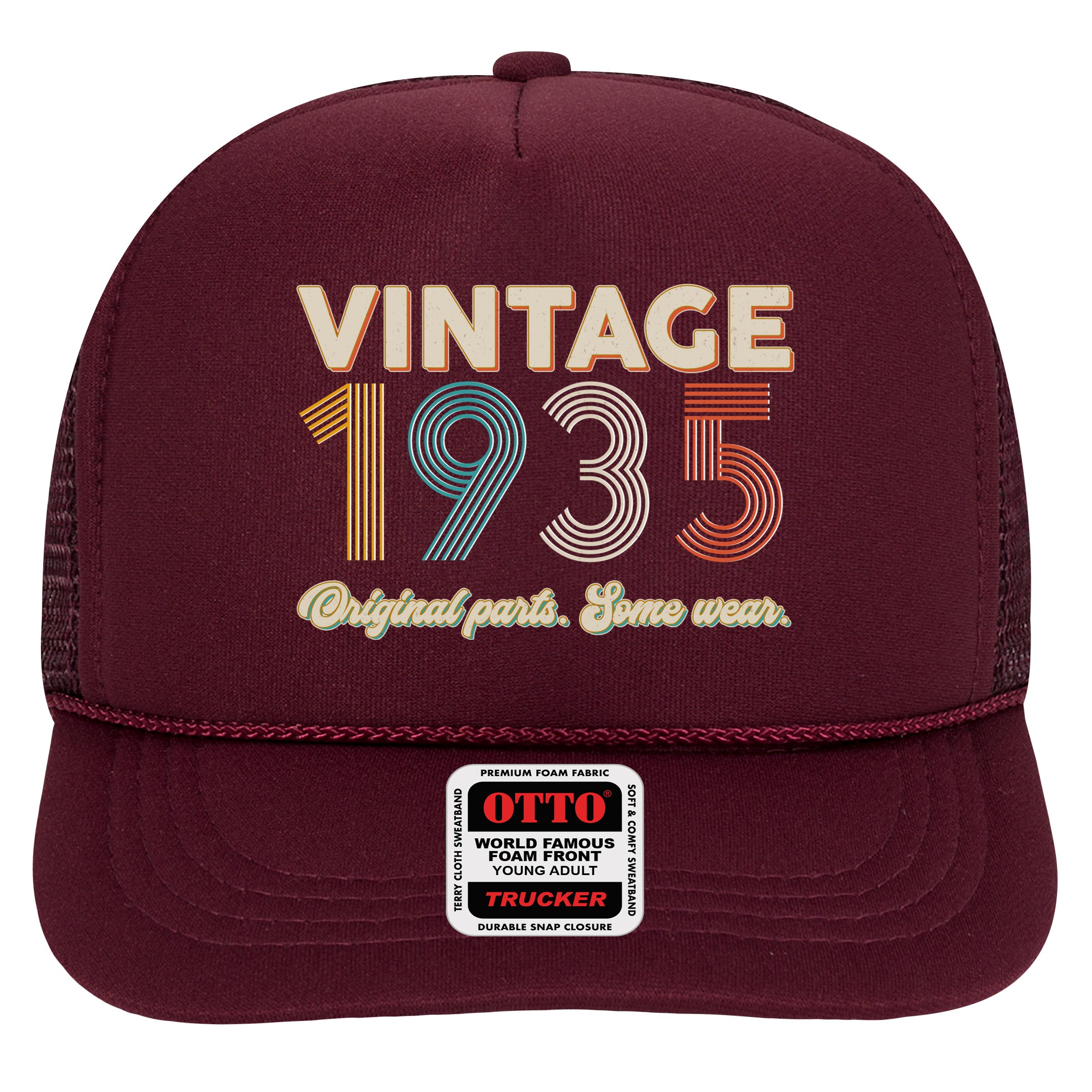 Vintage Original Parts Some Wear 1935 90th Birthday Hat