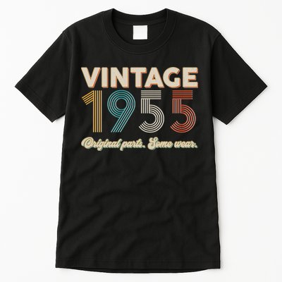 Vintage Original Parts Some Wear 1955 70th Birthday Tall T-Shirt