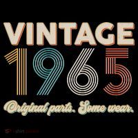 Vintage Original Parts Some Wear 1965 60th Birthday Tall T-Shirt