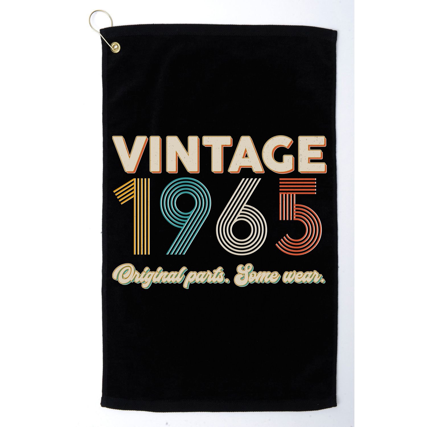 Vintage Original Parts Some Wear 1965 60th Birthday Golf Towel