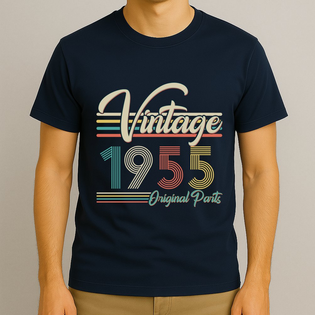 Vintage Original Parts 1955 70th Birthday T-Shirt