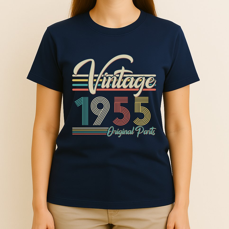 Vintage Original Parts 1955 70th Birthday T-Shirt