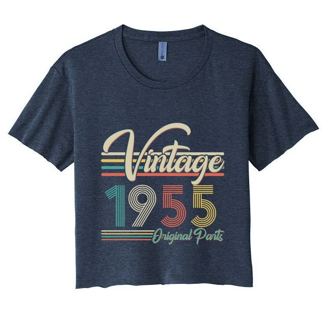 Vintage Original Parts 1955 70th Birthday Crop Top