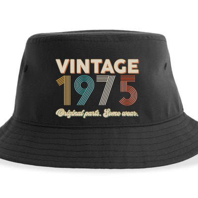 Vintage Original Parts Some Wear 1975 50th Birthday Sustainable Bucket Hat