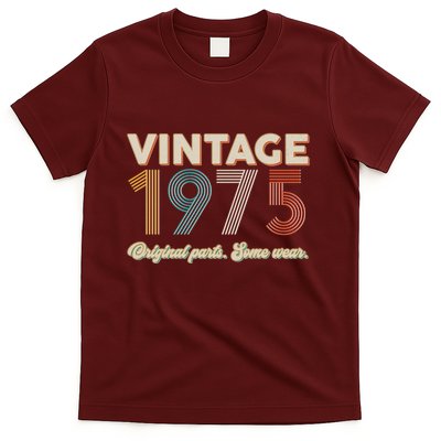 Vintage Original Parts Some Wear 1975 50th Birthday T-Shirt