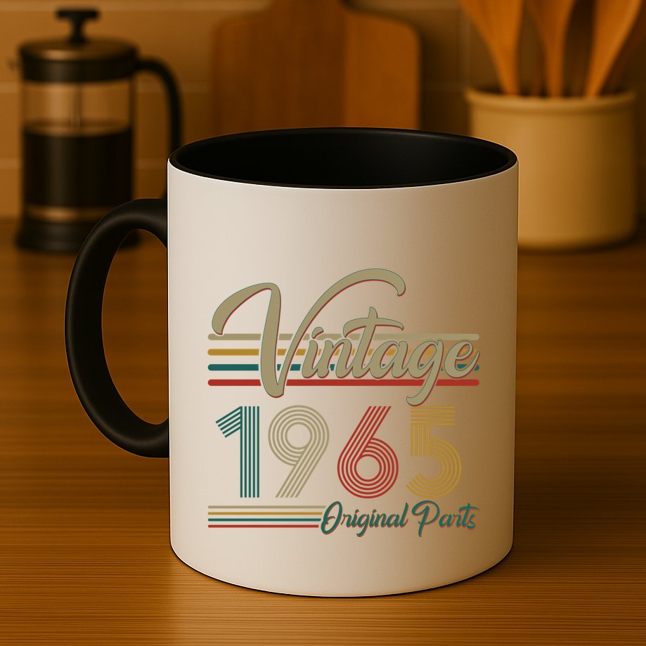 Vintage Original Parts 1965 60th Birthday Mug