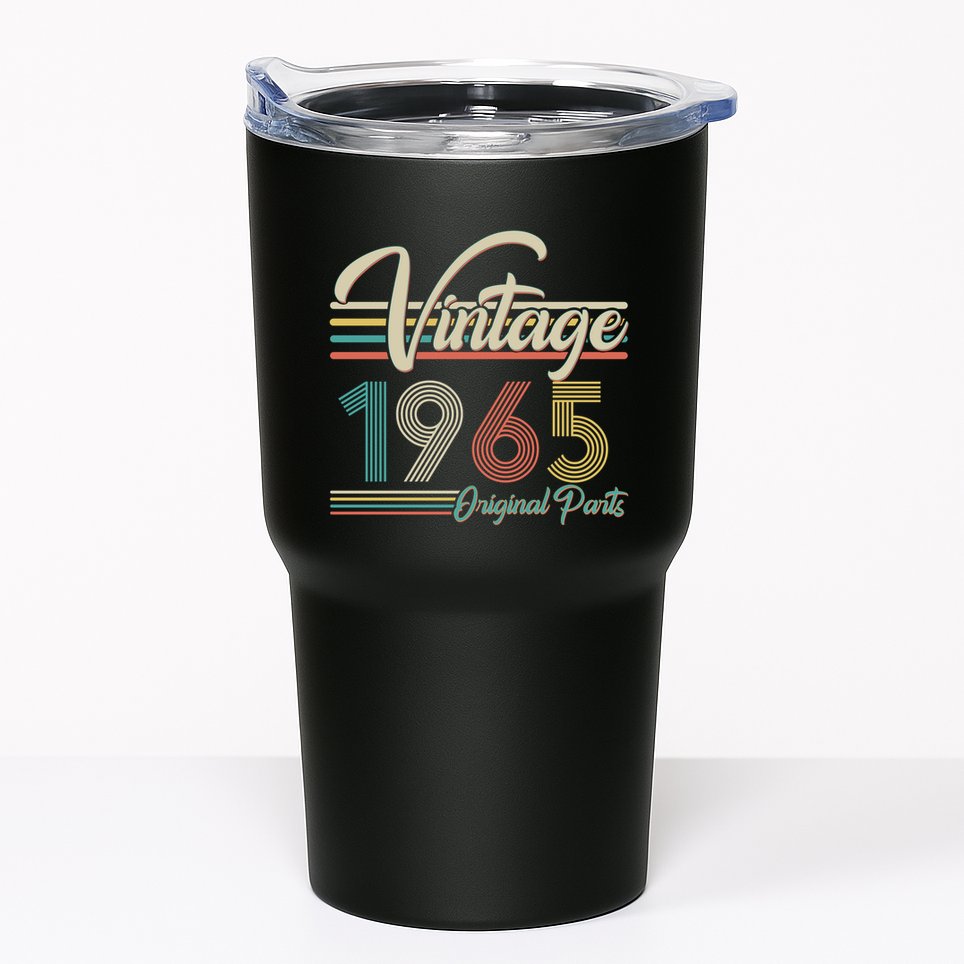 Vintage Original Parts 1965 60th Birthday Tumbler