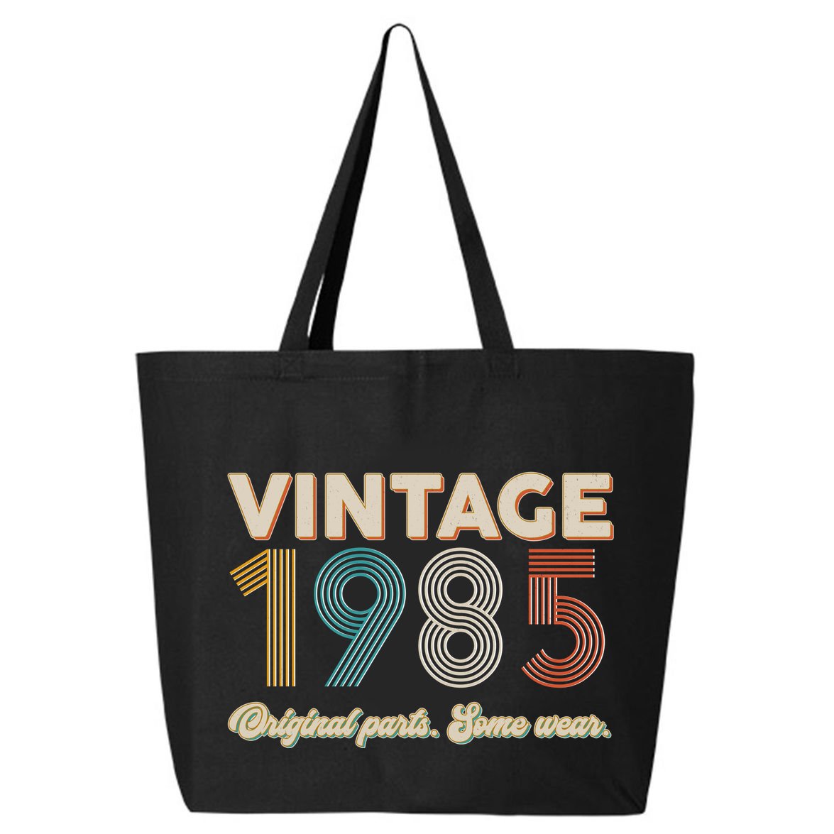 Vintage Original Parts Some Wear 1985 40th Birthday 25L Jumbo Tote