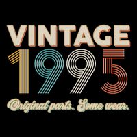 Vintage Original Parts Some Wear 1995 30th Birthday Kids Hoodie