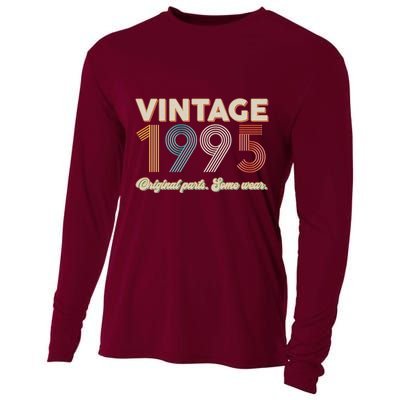 Vintage Original Parts Some Wear 1995 30th Birthday Cooling Performance Long Sleeve Crew