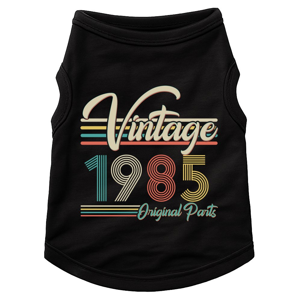 Vintage Original Parts 1985 40th Birthday Doggie Tank