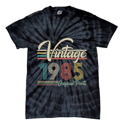 Vintage Original Parts 1985 40th Birthday Tie-Dye T-Shirt