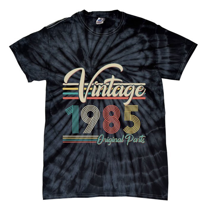 Vintage Original Parts 1985 40th Birthday Tie-Dye T-Shirt
