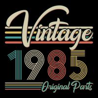 Vintage Original Parts 1985 40th Birthday Tie-Dye T-Shirt