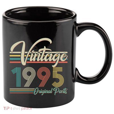 Vintage Original Parts 1995 30th Birthday 11oz C Handle Ceramic Mug