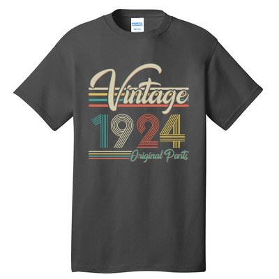 Vintage Original Parts 1924 100th Birthday Tall T-Shirt