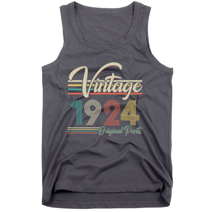 Vintage Original Parts 1924 100th Birthday Tank Top