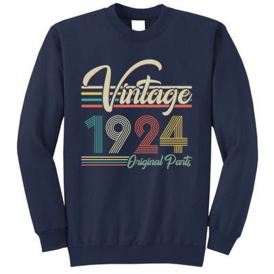 Vintage Original Parts 1924 100th Birthday Sweatshirt