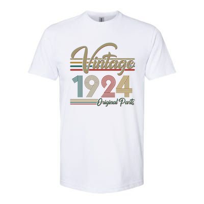 Vintage Original Parts 1924 100th Birthday Softstyle® CVC T-Shirt