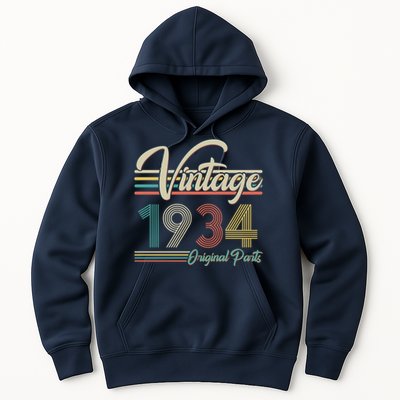 Vintage Original Parts 1934 90th Birthday Hoodie